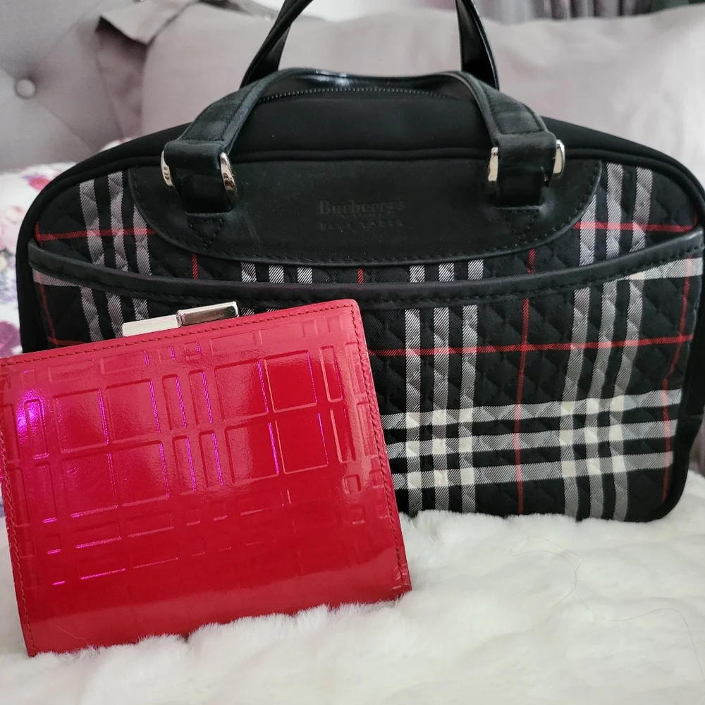 Burberry bag &Wallet Set - Picture 1 of 12